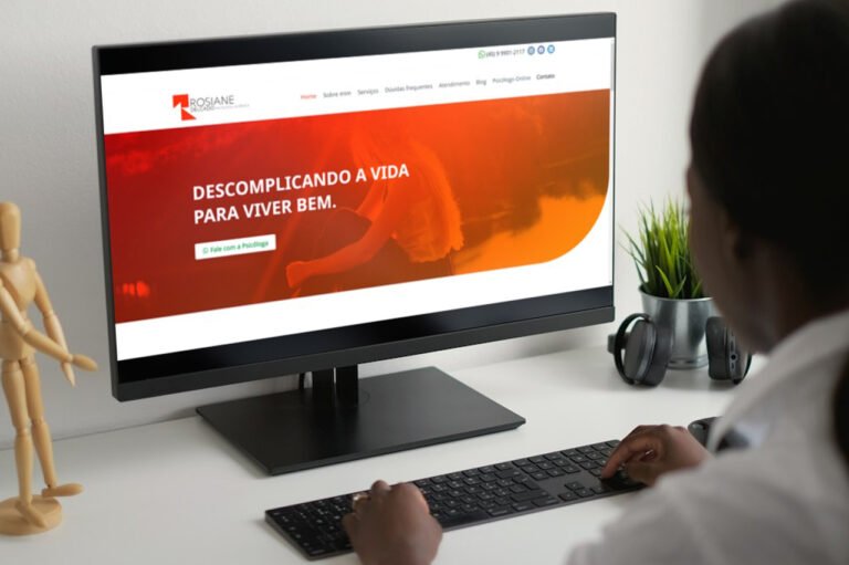 Website desenvolvido em WordPress para Psicóloga Rosiane Delgado!